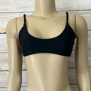 Sherry DC Black Bikini Top Size M NWT